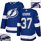 Lightning #37 Gourde Blue With Special Glittery Logo Adidas Jersey,baseball caps,new era cap wholesale,wholesale hats
